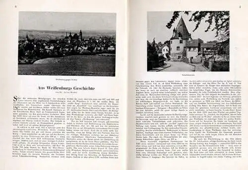 Bayern 900 Jahre Weißenburg Stadt Geschichte Kunst Wirtschaft Festschrift 1929