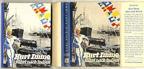 Hamburg Marine Schiffsjunge auf Seereise nach Indien Abenteuer Jugendbuch 1941