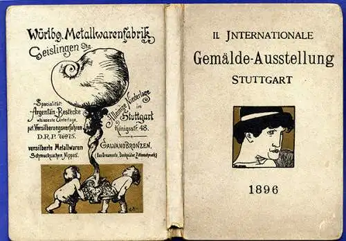 Stuttgart Kunst Malerei Internationale Gemälde Ausstellung Katalog 1896