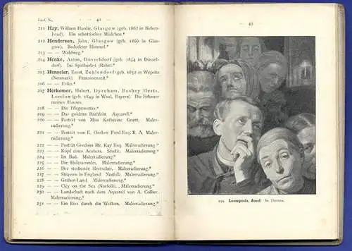 Stuttgart Kunst Malerei Internationale Gemälde Ausstellung Katalog 1896