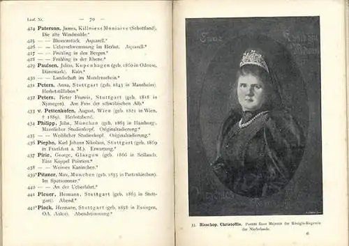 Stuttgart Kunst Malerei Internationale Gemälde Ausstellung Katalog 1896