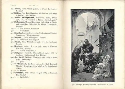 Stuttgart Kunst Malerei Internationale Gemälde Ausstellung Katalog 1896