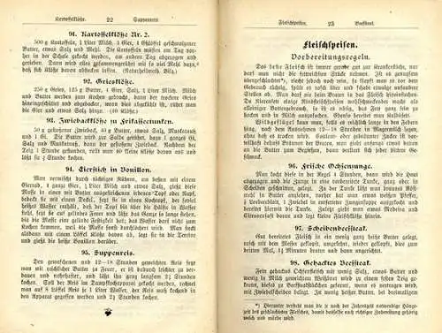 Berlin Krankenkost Hausmittel Haushalt Kochbuch Rezepte 1911