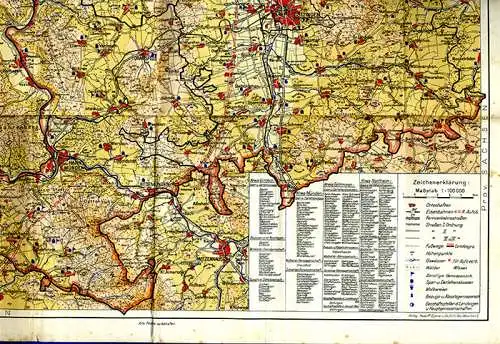 Alte Raiffeisen Landkarte Weser Northeim Göttingen Uslar Holzminden 1930