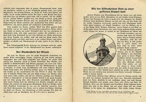 Niedersachsen Harz Stadt Hildesheim Heimat Sagen Märchen Buch 1947