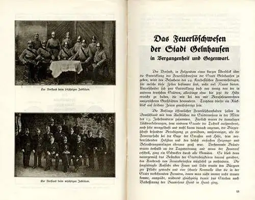 Hessen Stadt Gelnhausen 60 Jahre freiwillige Feuerwehr und 24. Feuerwehrtag 1929