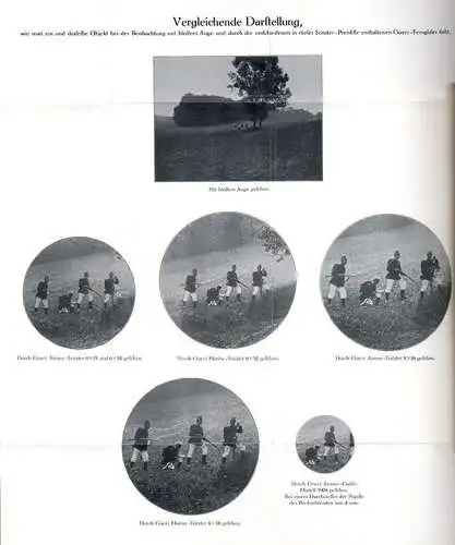 Berlin Armee Marine Fernglas Fernrohr Optische Anstalt Goerz Katalog 1910