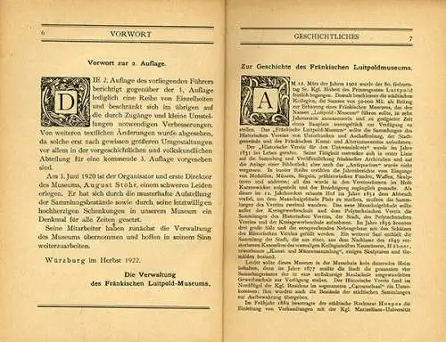 Bayern Mainfranken Luitpold Museum Kunst Kultur Sammlung Führer 1922