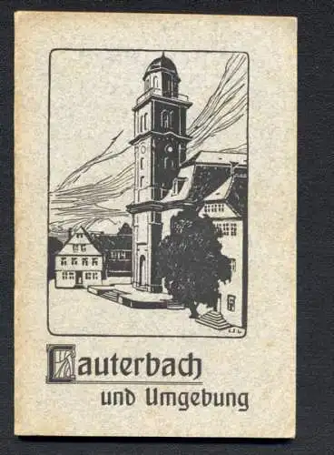 Hessen Vogelsberg Lauterbach Stadt Geschichte Umgebung Reiseführer 1924