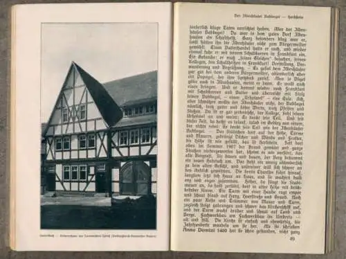 Hessen Vogelsberg Lauterbach Stadt Geschichte Umgebung Reiseführer 1924