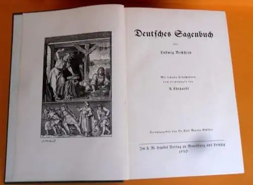 Deutschland Rhein Hessen Sachsen Böhmen Bayern Deutsches Sagen Buch 1930