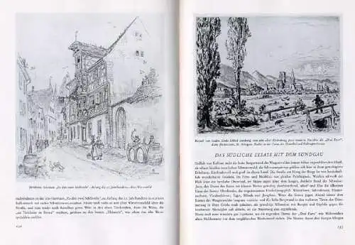 Frankreich Deutsches Elsaß Landschaft Geschichte Heimat Volkskunde Buch 1941