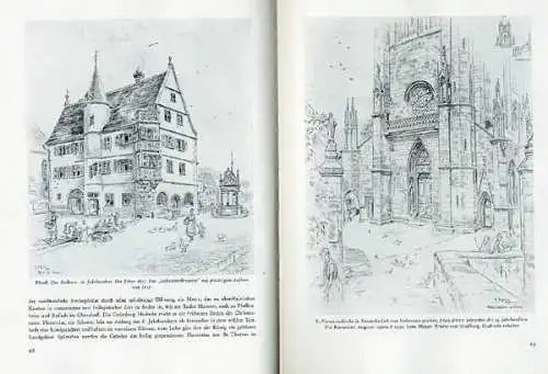 Frankreich Deutsches Elsaß Landschaft Geschichte Heimat Volkskunde Buch 1941