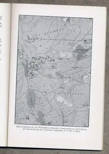 Hessen Odenwald Felsberg Felsenmeer Granit Archäologie Römer Antike Buch 1959