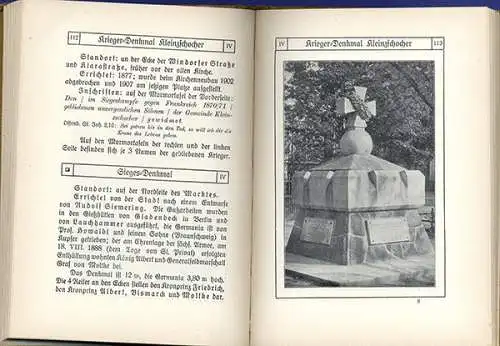 Sachsen Leipzig Stadt Geschichte Denkmäler Steine Brunnen Tafeln Buch 1910