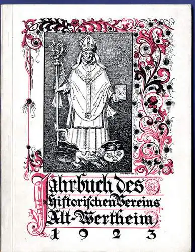 Baden Main Wertheim Urphar Familien Geschichte Genealogie Heimat Jahrbuch 1923