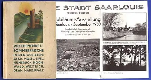 Rhein Pfalz Saar Mosel Nahe Eifel Westrich Hunsrück Reiseführer Wanderbuch 1930