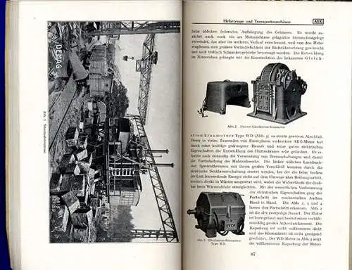 Berlin AEG Elektro Strom Technik im Stahlproduktion Eisenhüttenwerk Buch 1922