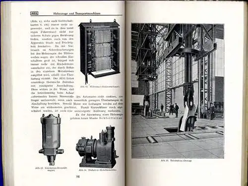 Berlin AEG Elektro Strom Technik im Stahlproduktion Eisenhüttenwerk Buch 1922