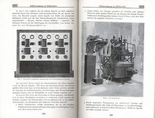 Berlin AEG Elektro Strom Technik im Stahlproduktion Eisenhüttenwerk Buch 1922