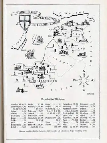 Ostpreussen Baltikum Kreuzritter Deutscher Orden Burgen Foto Bildband 1940