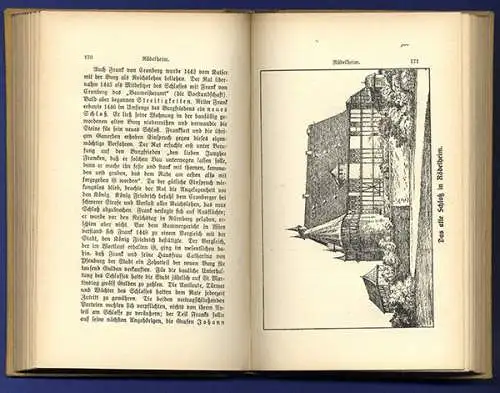 Hessen Frankfurt Main Offenbach Mittelalter Burgen Höfe Geschichte Buch 1916