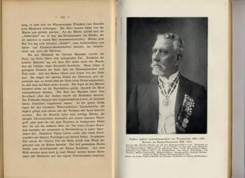 Mecklenburg Ostsee Bad Warnemünde Hafen Geschichte Volkskunde Heimatbuch 1919