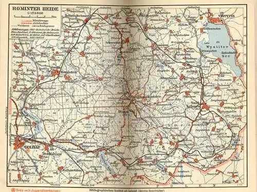 Ostsee Ostpreußen Danzig Memel Allenstein Königsberg Meyers Reiseführer 1934