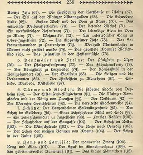 Rhein Hessen Ried Mainz Worms Heimat Geschichte Volkskunde Sagen 2 Bände 1924