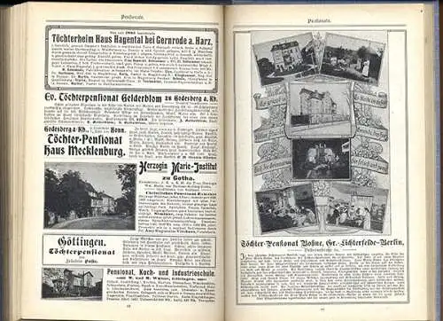 Deutsches Reich Daheim Familien Kalender Kunst Grafik Reklame Jugendstil 1909