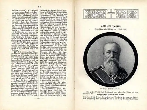 Deutsches Reich Daheim Familien Kalender Kunst Grafik Reklame Jugendstil 1909