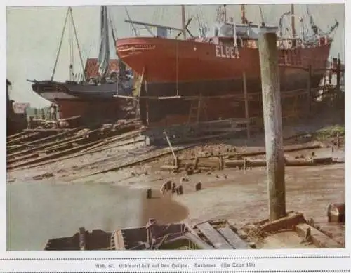 Niedersachsen Weser Elbe Mündung Hamburg Altes Land Heimatkunde Monografie 1921