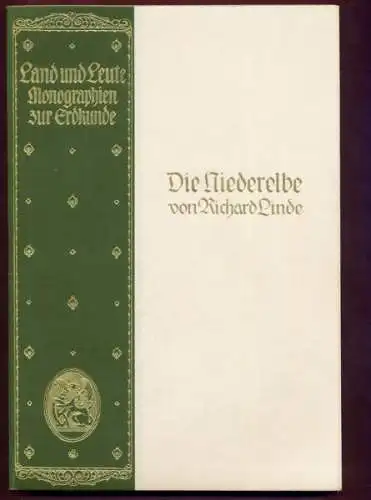 Niedersachsen Weser Elbe Mündung Hamburg Altes Land Heimatkunde Monografie 1921