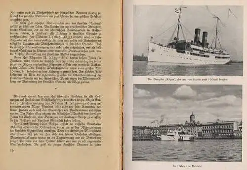 Skandinavien Finnland Geografie Landschaft Kultur Geschichte Reise Buch 1942