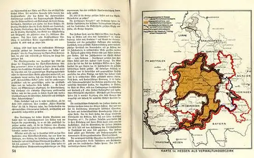 Hessen Verwaltung Politik Geschichte Reichsreform Grenzen Wirtschaft 1932