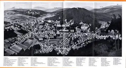 Thüringen Heilbad Bad Liebenstein Wohnungsliste Prospekte Werbeheft 1938