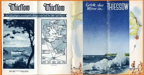 Ostsee Insel Rügen Seebad Thiessow Geschichte Wohnungsliste Werbeheft 1939