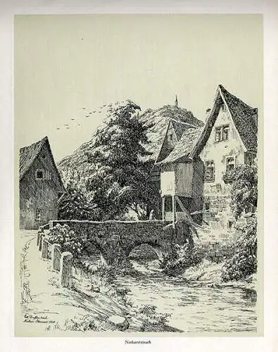 Hessen Odenwald Club Darmstadt Heidelberg Ried Kunst Grafik Hefte 4 Bände 1925