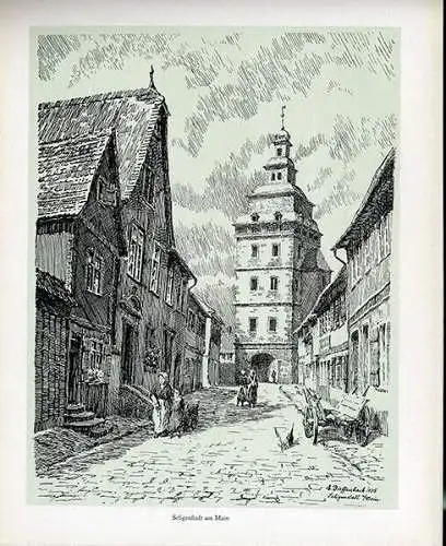 Hessen Odenwald Club Darmstadt Heidelberg Ried Kunst Grafik Hefte 4 Bände 1925