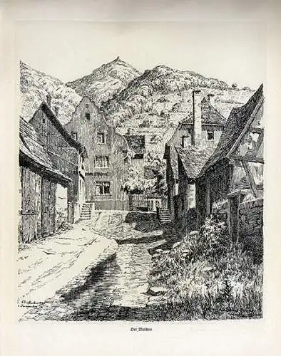 Hessen Odenwald Club Darmstadt Heidelberg Ried Kunst Grafik Hefte 4 Bände 1925