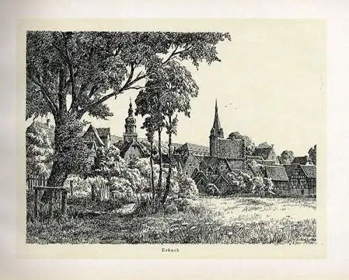 Hessen Odenwald Club Darmstadt Heidelberg Ried Kunst Grafik Hefte 4 Bände 1925