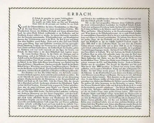 Hessen Odenwald Club Darmstadt Heidelberg Ried Kunst Grafik Hefte 4 Bände 1925