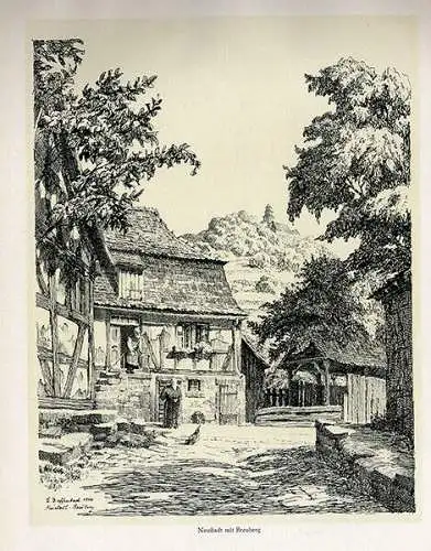 Hessen Odenwald Club Darmstadt Heidelberg Ried Kunst Grafik Hefte 4 Bände 1925