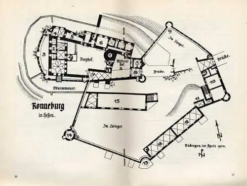 Hessen Ronneburg bei Büdingen Geschichte Chronik Mittelalter Buch 1954