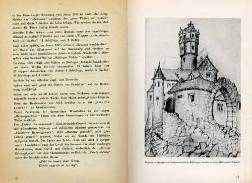 Hessen Ronneburg bei Büdingen Geschichte Chronik Mittelalter Buch 1954