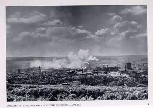 Saarland Saarbrücken Merzig Völklingen Tholey Wendel Foto Bildband 1956