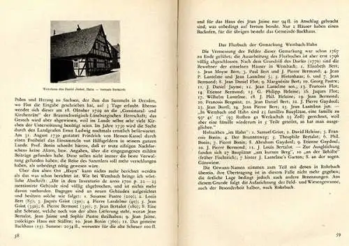 Hessen Pfungstadt Waldenser Gemeinden Rohrbach Wembach Hahn Geschichte Buch 1950