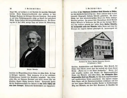 Württemberg Tübingen Adel Familie Rümelin Genealogie Geschichte Buch 1917