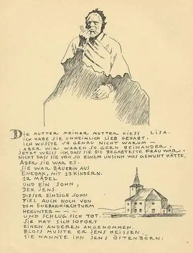Kunst Grafik Satire Simplicissimus Olaf Gulbransson Bilderbuch Geschichten 1934