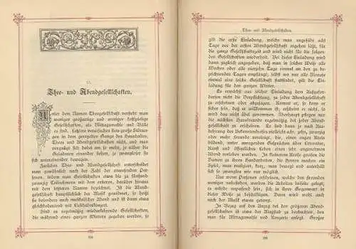 Deutsches Kaiserreich Mode Kultur Sitten Geschichte Familie Knigge Buch 1896